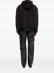 zip-up hooded jacket