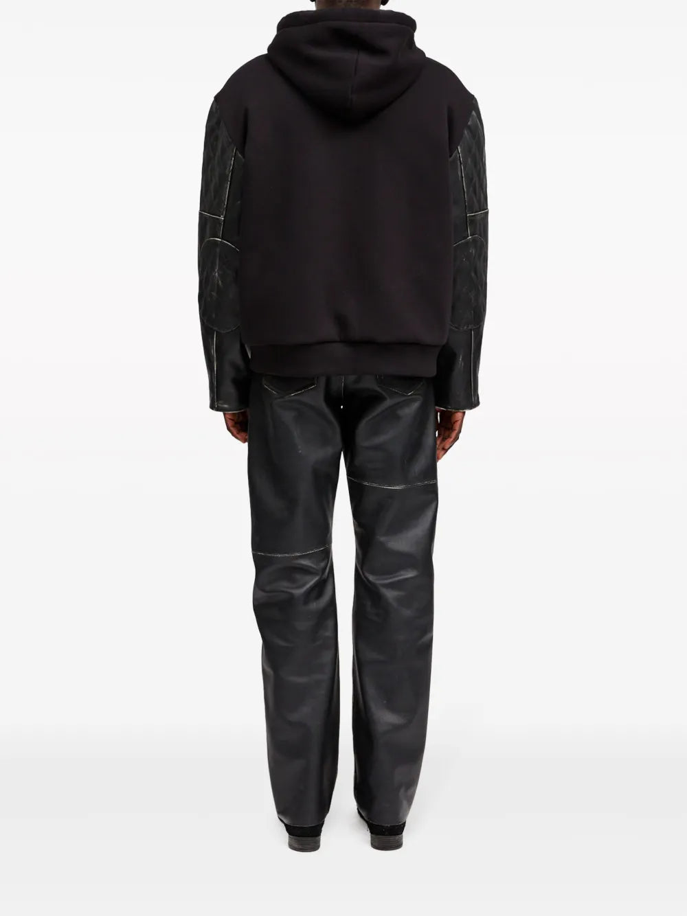 zip-up hooded jacket