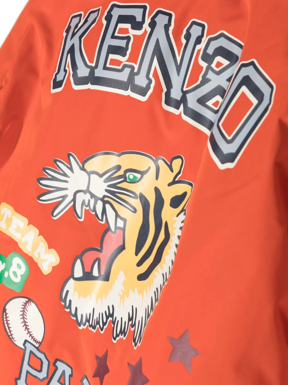 logo print hooded jacket