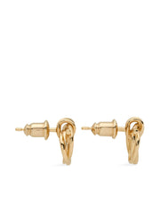 Gancini twisted hoop earrings