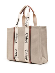 large Woody cotton tote bag