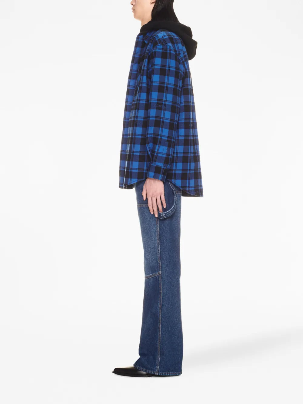 checked flannel shirt