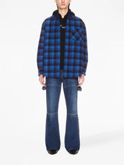 checked flannel shirt