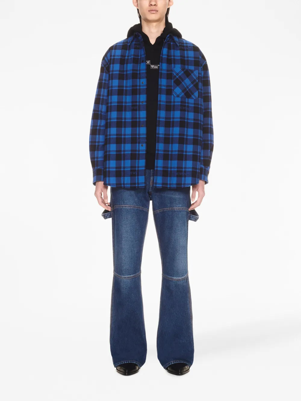 checked flannel shirt