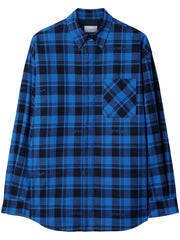 checked flannel shirt