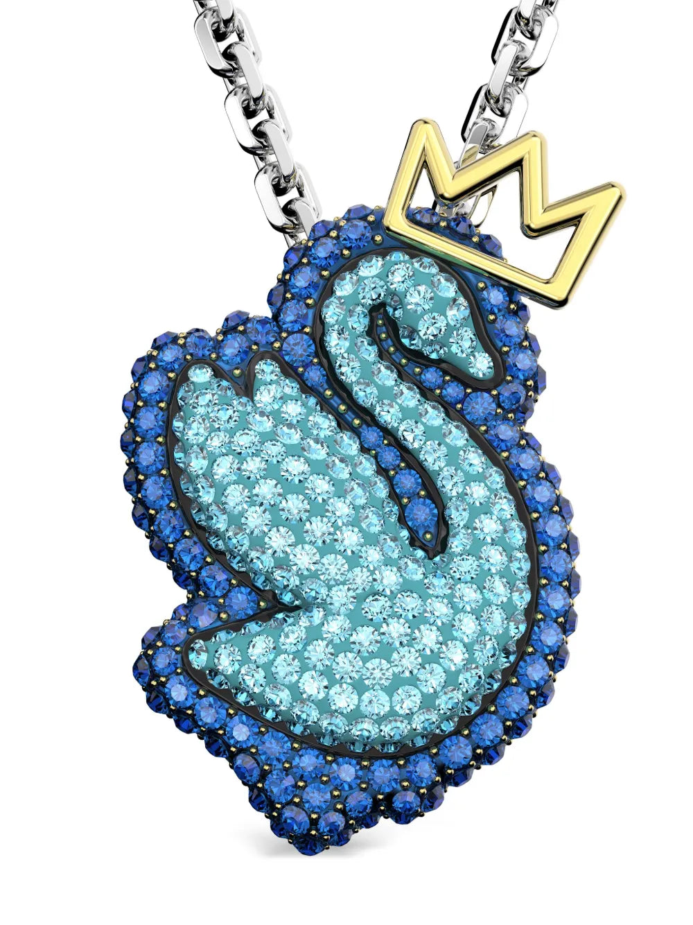 Pop Swan crystal-embellished necklace
