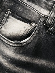 mid-rise skinny jeans
