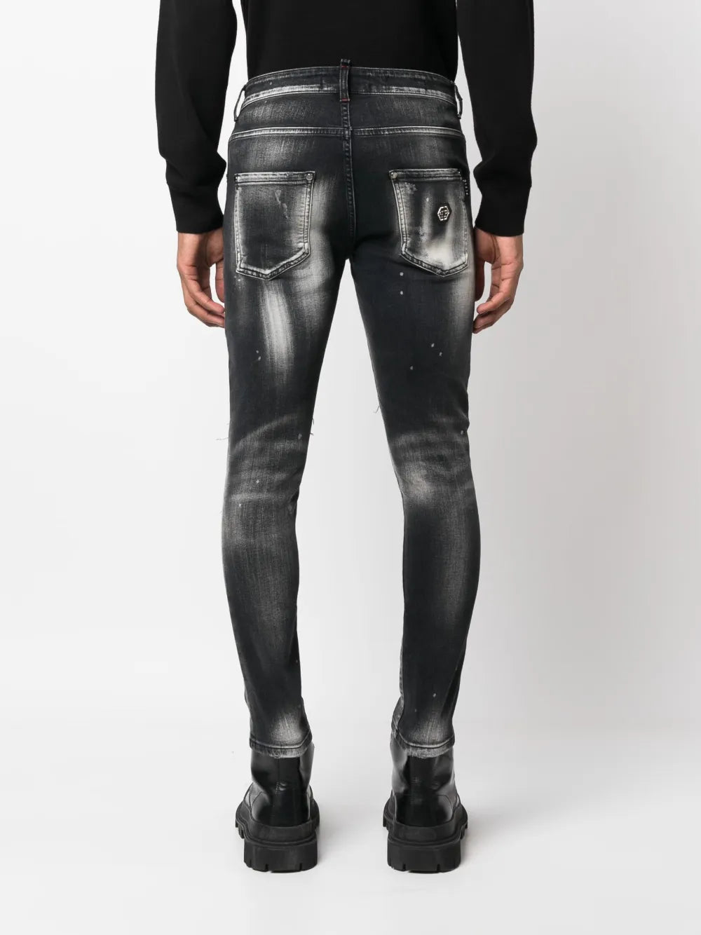 mid-rise skinny jeans