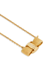 Vera bow-pendant necklace