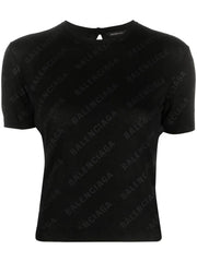 Mini Allover Logo knitted top