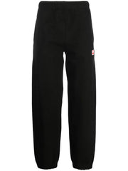 logo-embroidered tapered track pants