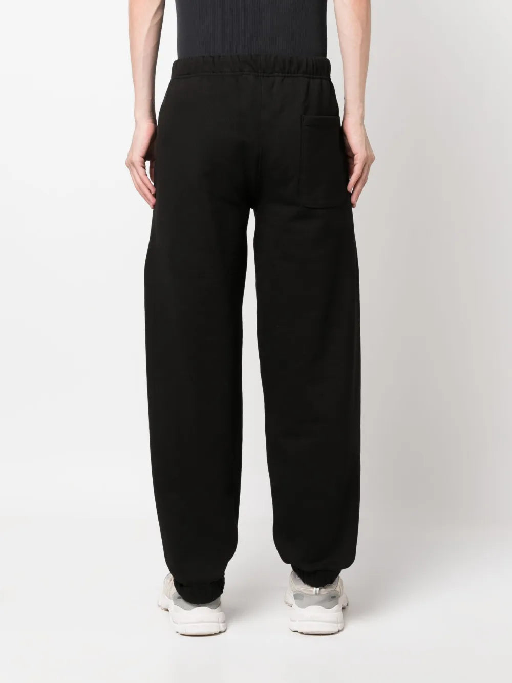 logo-embroidered tapered track pants