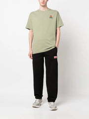 logo-embroidered tapered track pants