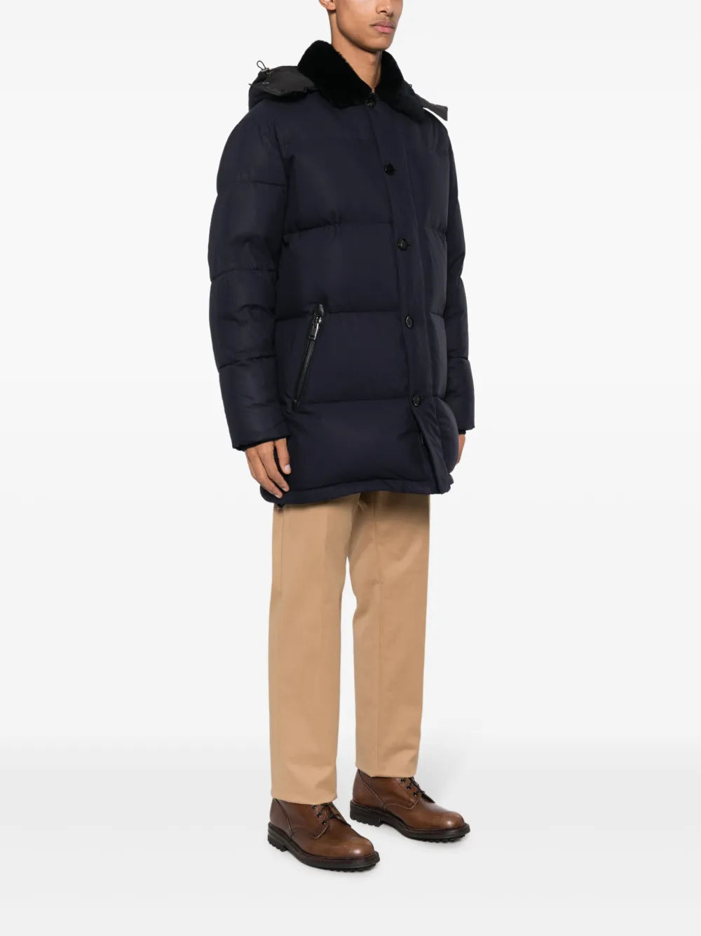 padded down coat