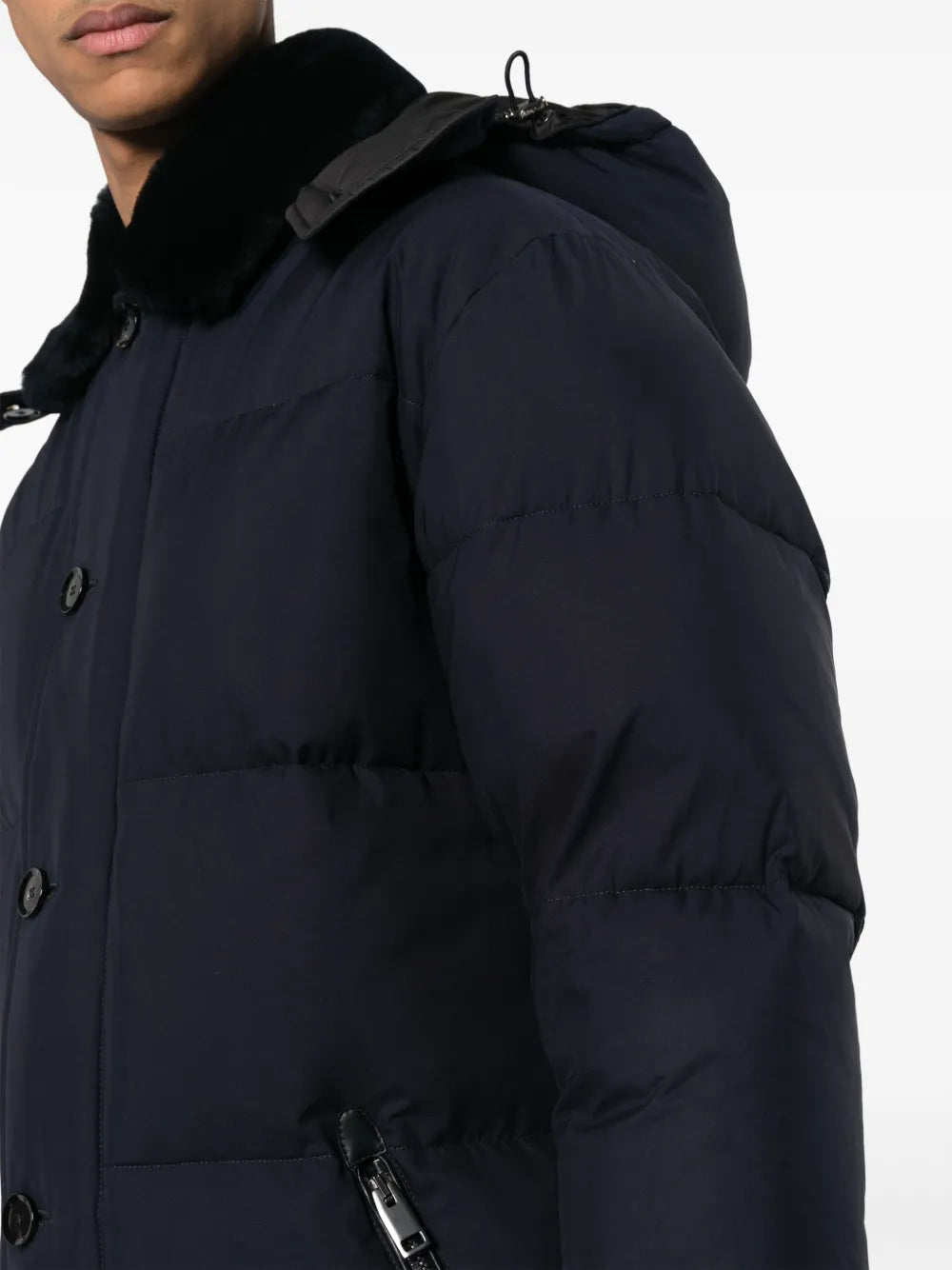 padded down coat