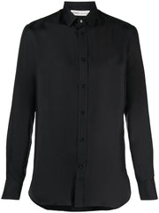 buttoned silk shirt