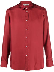 buttoned silk shirt