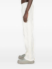 zip-detail trousers