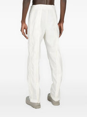 zip-detail trousers