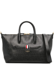 small leather tote bag