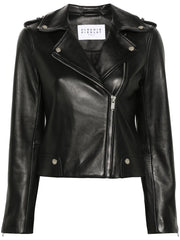 leather biker jacket