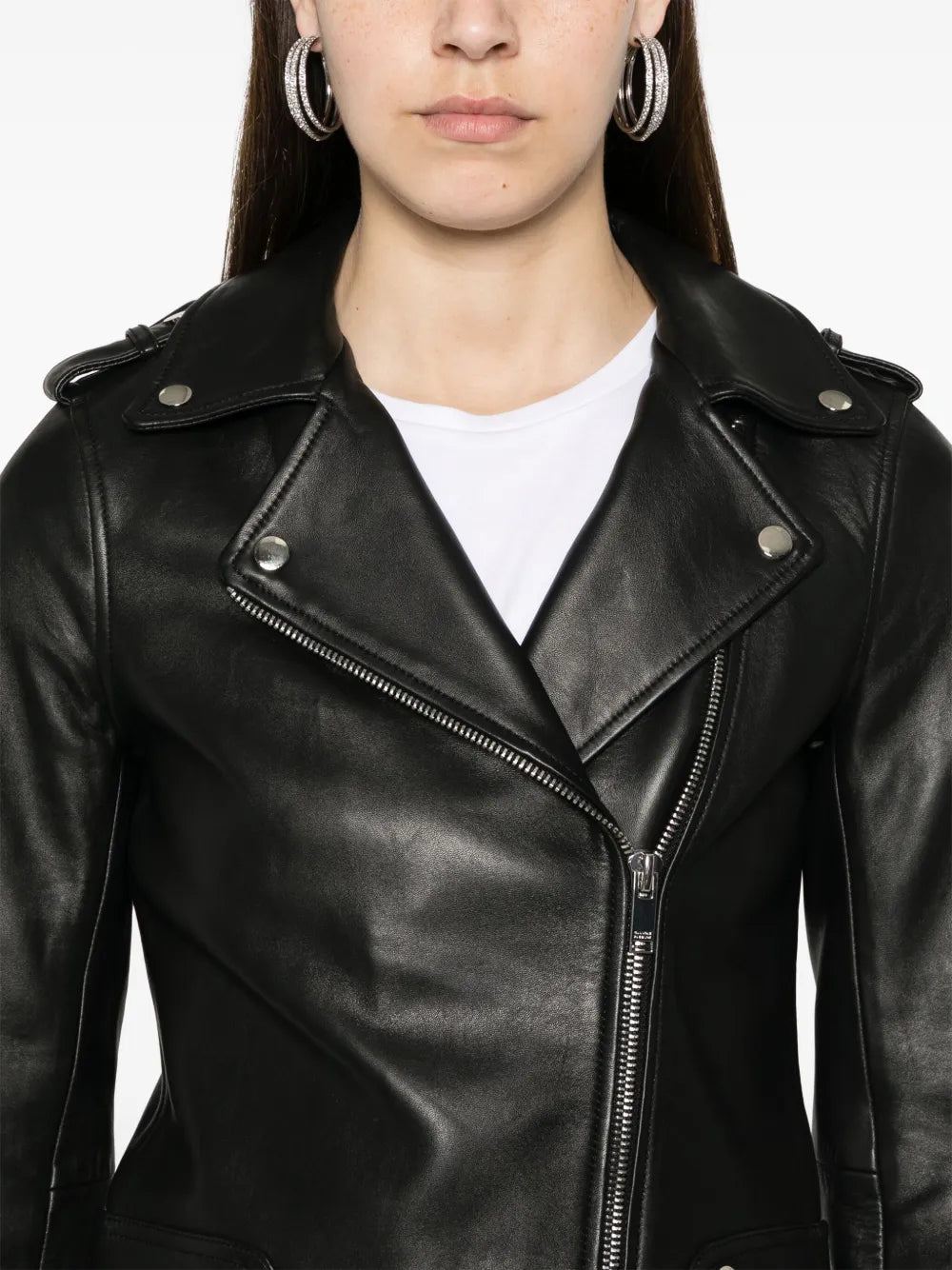 leather biker jacket