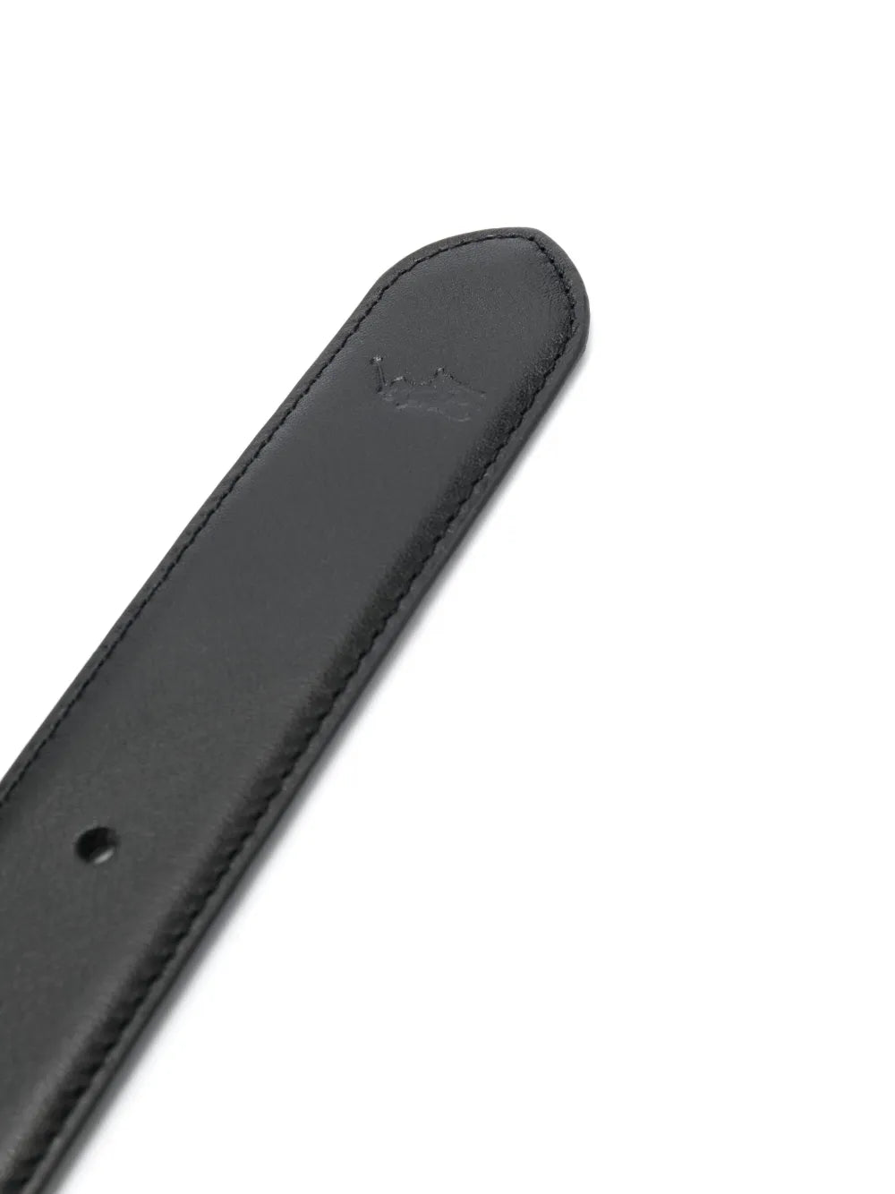 logo-engraved buckle belt