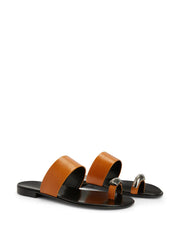 Norbert leather toe-loop sandals