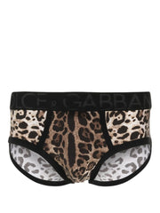 leopard-print boxers