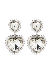 crystal-embellished earrings