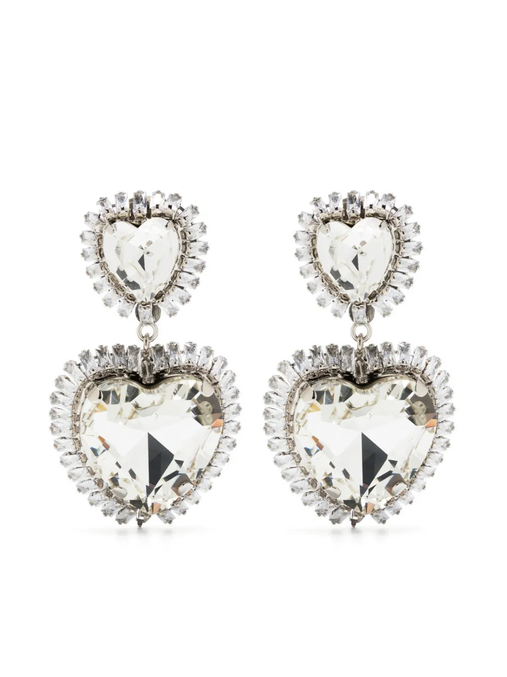 crystal-embellished earrings