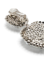 crystal-embellished earrings