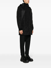 logo-patch hooded jacket