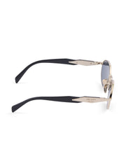 tinted oval-frame sunglasses