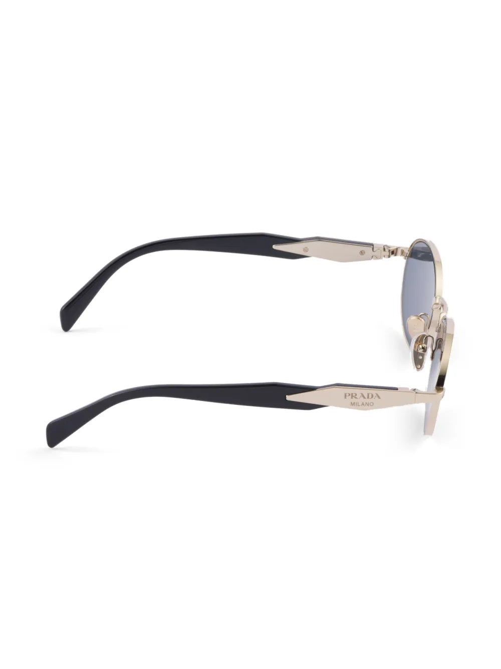 tinted oval-frame sunglasses
