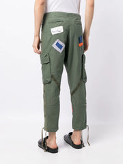 patchwork cargo trousers