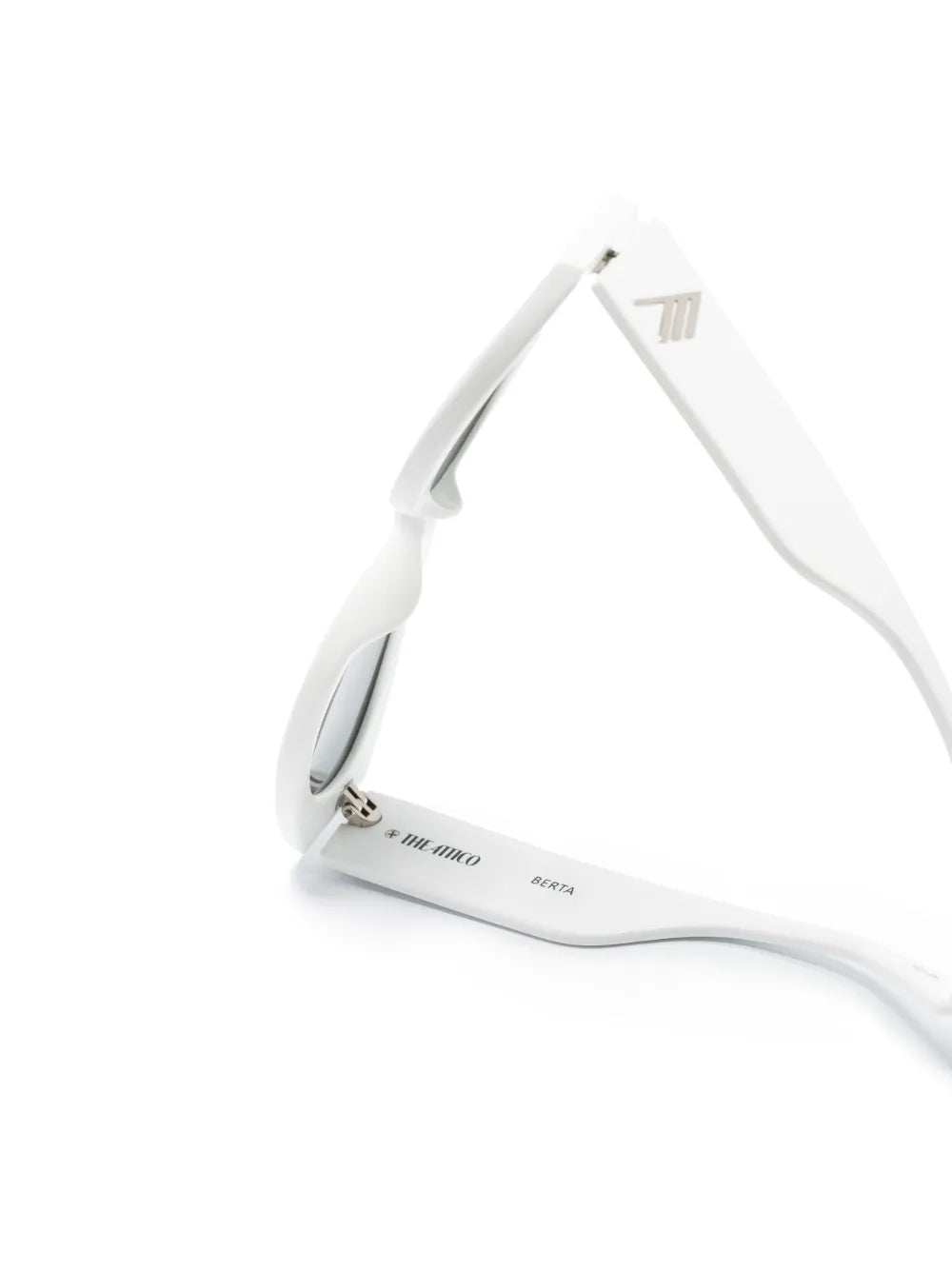 Berta tortoiseshell-effect oval-frame sunglasses
