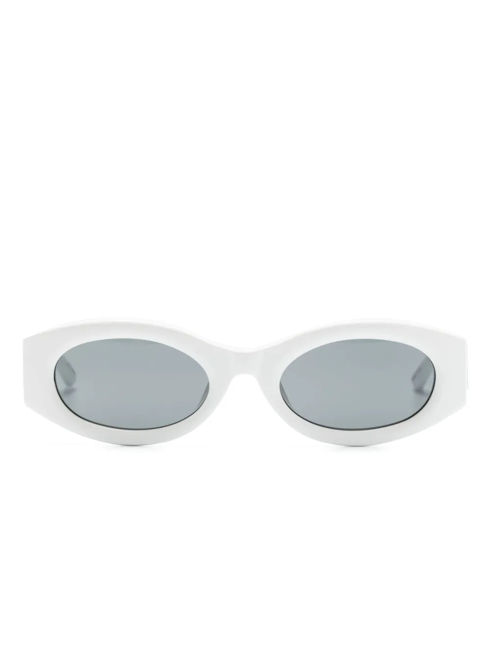 Berta tortoiseshell-effect oval-frame sunglasses