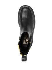 Baroque-print ankle boots
