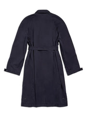 Deconstructed cotton long coat