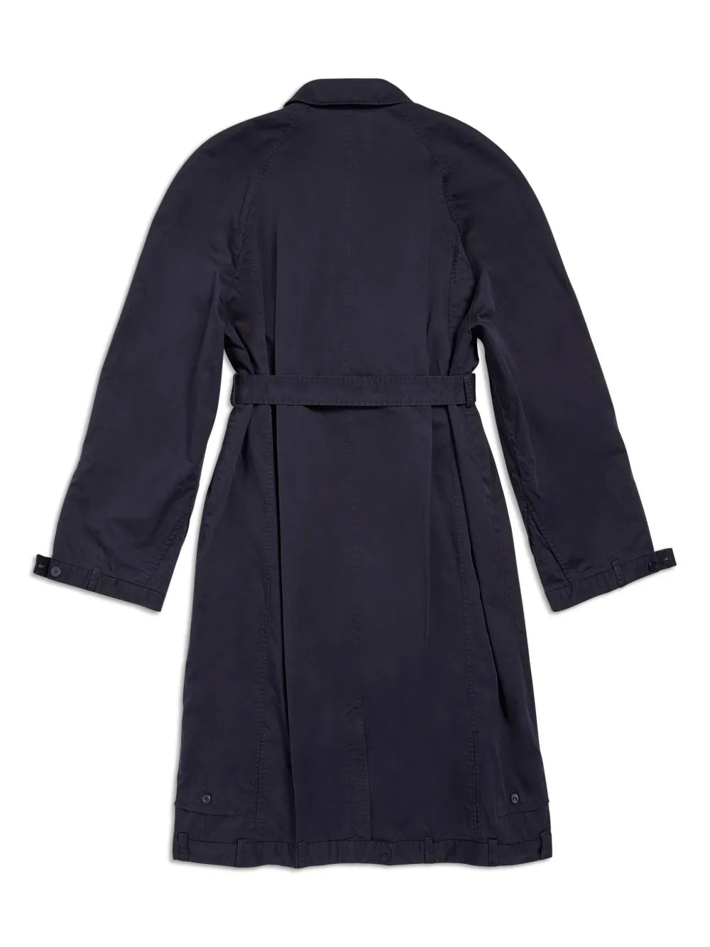 Deconstructed cotton long coat
