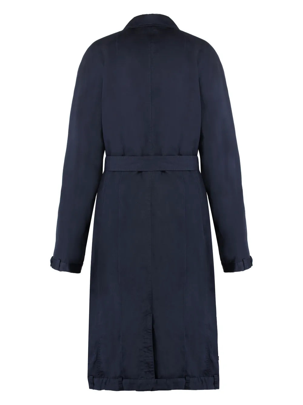 Deconstructed cotton long coat