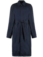 Deconstructed cotton long coat