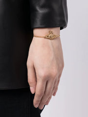 Bas Relief Orb-plaque bracelet