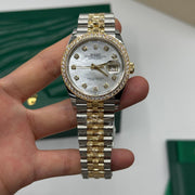 Rolex | Datejust | 126283RBR | Gold/Steel | 36 mm | Gold/Steel | Mother of pearl | Automatic