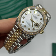 Rolex | Datejust | 126283RBR | Gold/Steel | 36 mm | Gold/Steel | Mother of pearl | Automatic