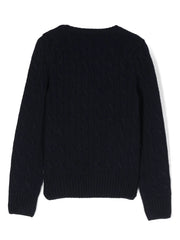 Polo Pony cable-knit jumper
