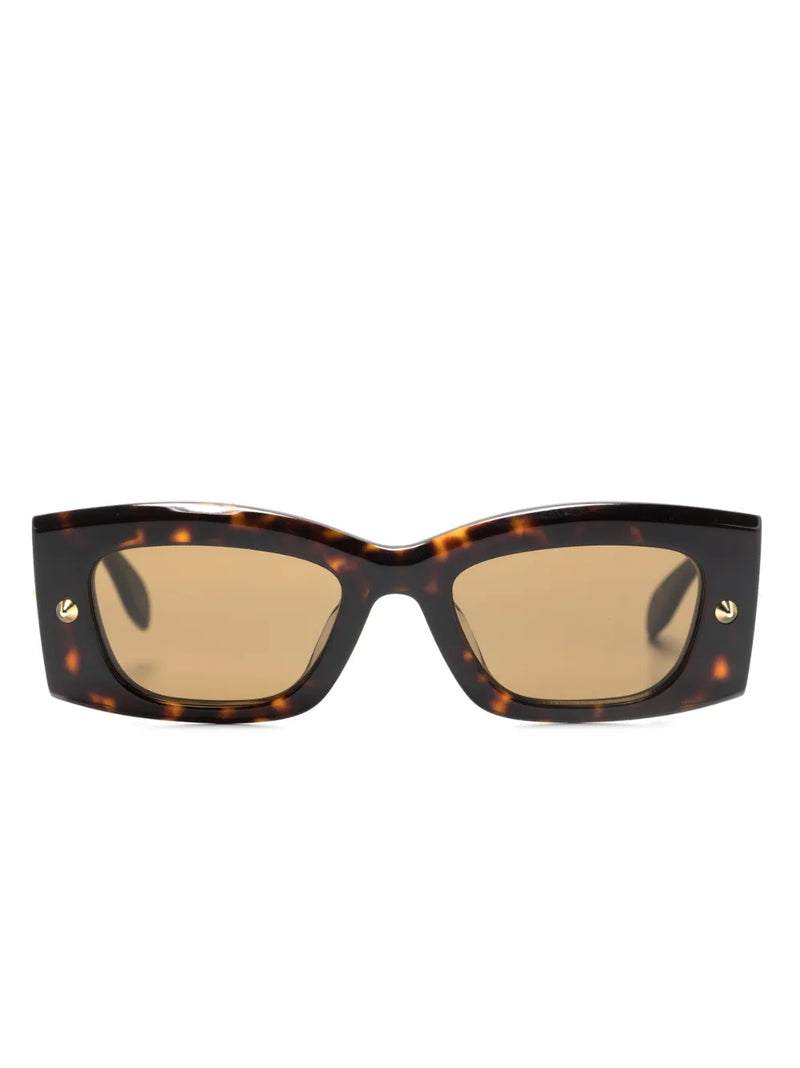 Spike Studs rectangular-frame sunglasses