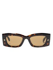 Spike Studs rectangular-frame sunglasses
