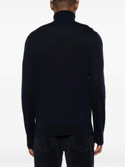 roll-neck wool jumper